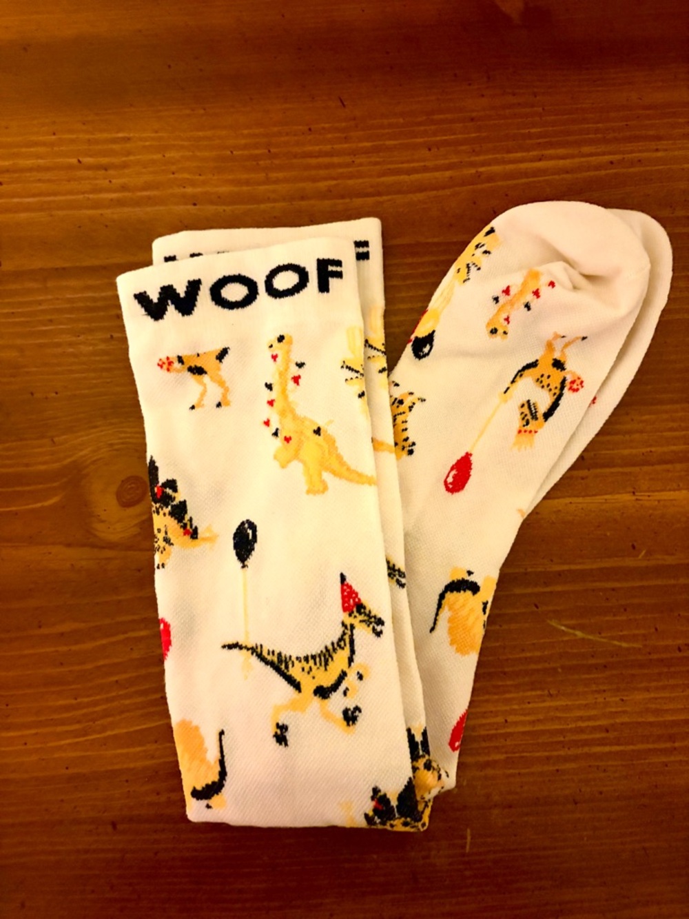 Dr. Woof wide-calf compression socks. Size women’s medium (8.5-11).